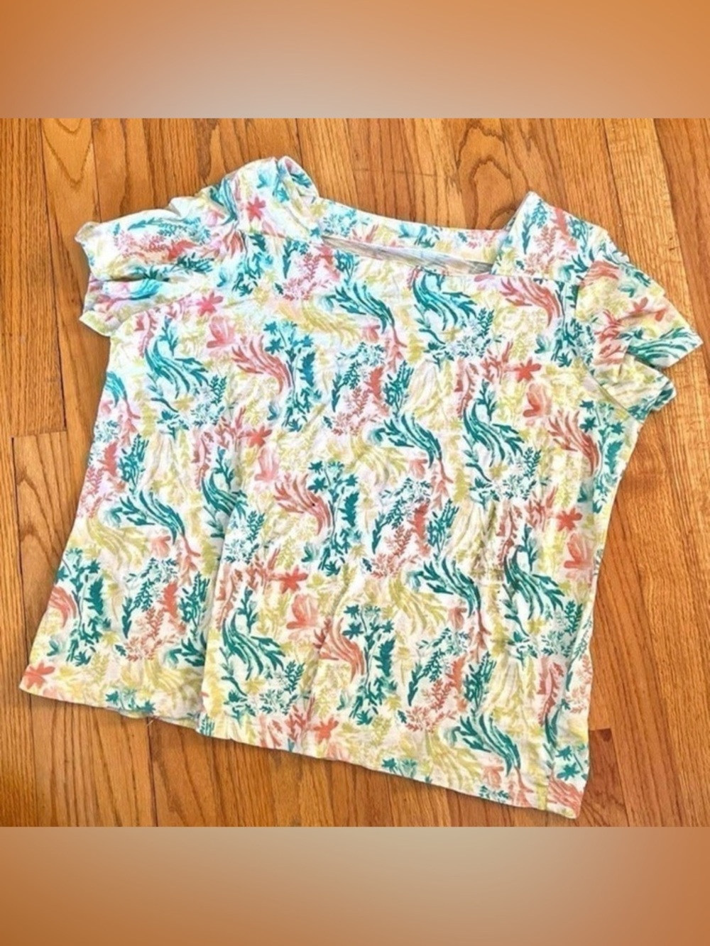 Coral Bay - Women’s (PXL, Petite Extra Large) Nautical Fauna Tshirt Top